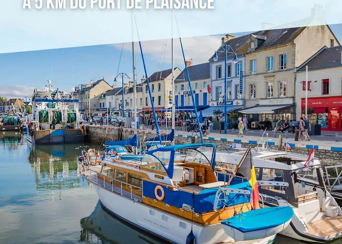 Casa de Férias Saint Ho Maison Lumineuse Vue 8 Pers 4 2 Sdb 2 Wc étage Rénové En 2025 Belle Terrasse Grand Jardin Clos Parking 8 Mn à Pied Petite Grand Jardin Près De Port En Bessin, Bayeux Et Omaha Sainte-Honorine-des-Pertes