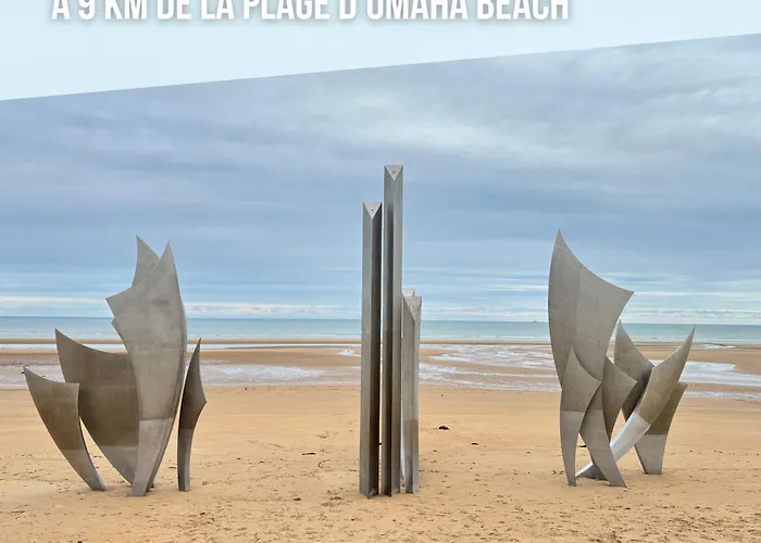 Saint Ho Maison Lumineuse Vue 8 Pers 4 2 Sdb 2 Wc étage Rénové En 2025 Belle Terrasse Grand Jardin Clos Parking 8 Mn à Pied Petite Grand Jardin Près De Port En Bessin, Bayeux Et Omaha Sainte-Honorine-des-Pertes